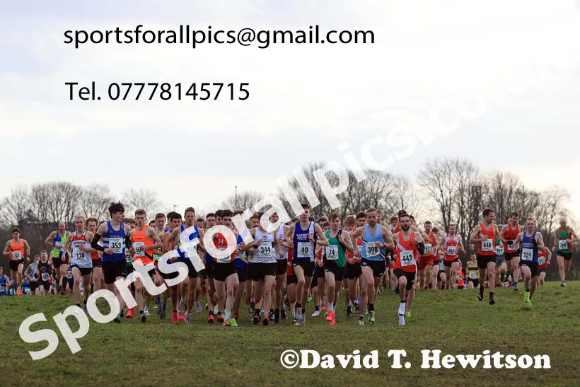 Senior Mens 2024 Northern Cross Country Champs., Sedgefield. Photo: David T. Hewitson/Sports for All Pics